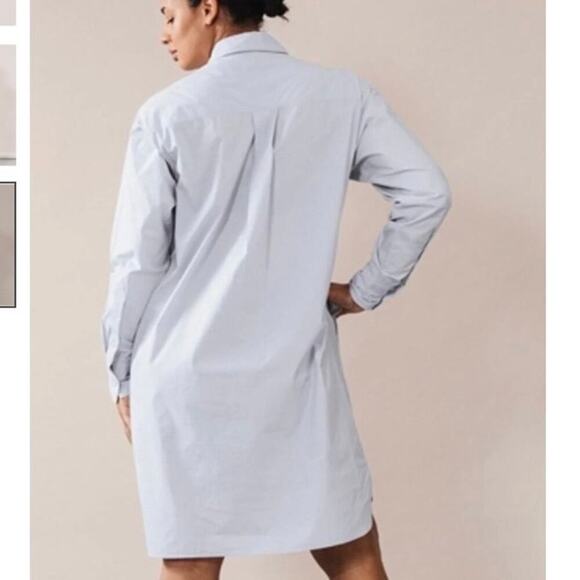 BOOB. DESIGN The Duo Maternity Nursing Shirtdress in Sky Blue- X-Large/XX-Large - Picture 3 of 16